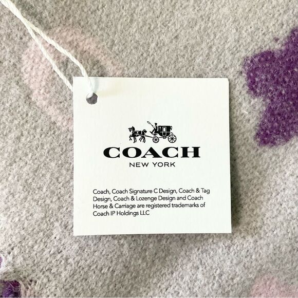 Coach Designer Monogram Scarf - Picture 3 of 6